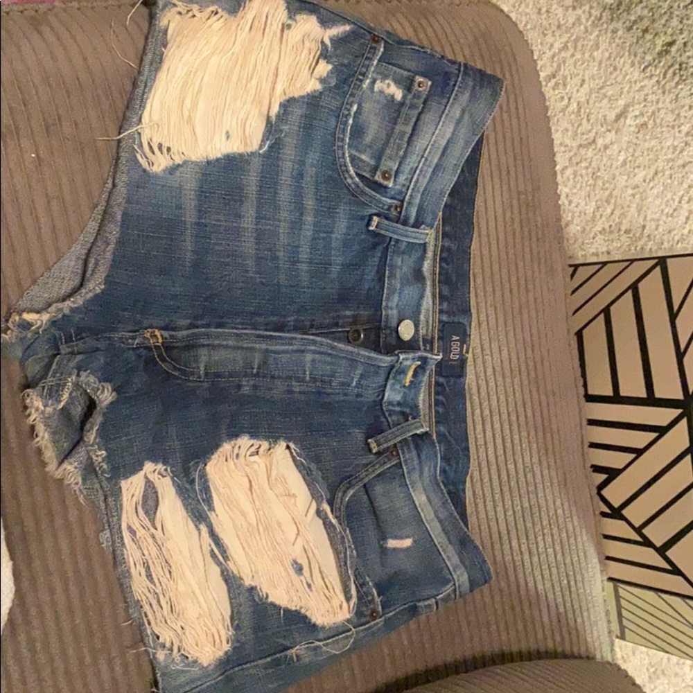 A GOLD E jean shorts gently used